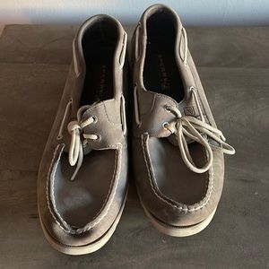 Grey sperry boat shoes size 11.5